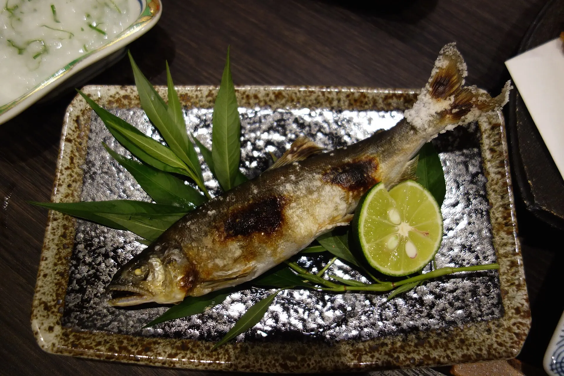 鮎の塩焼き